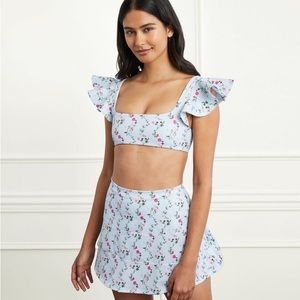 Hill House Home Pond Floral Pool Skirt **Brand New with Tags**